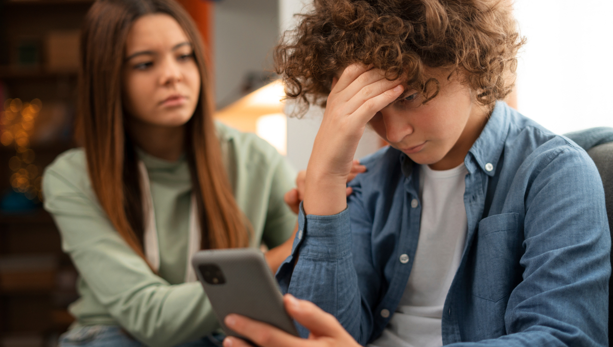 Cyberbullying involves harassment or bullying
